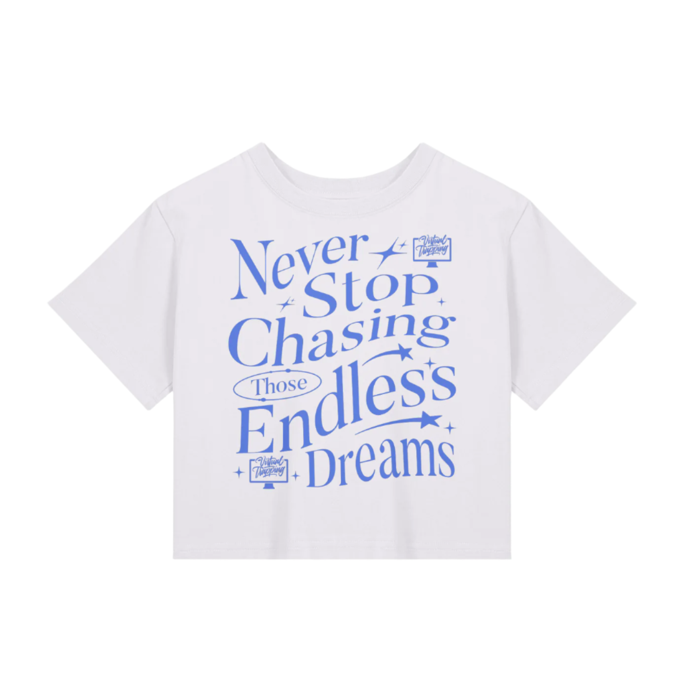 "Never Stop" Crop Top Seamless