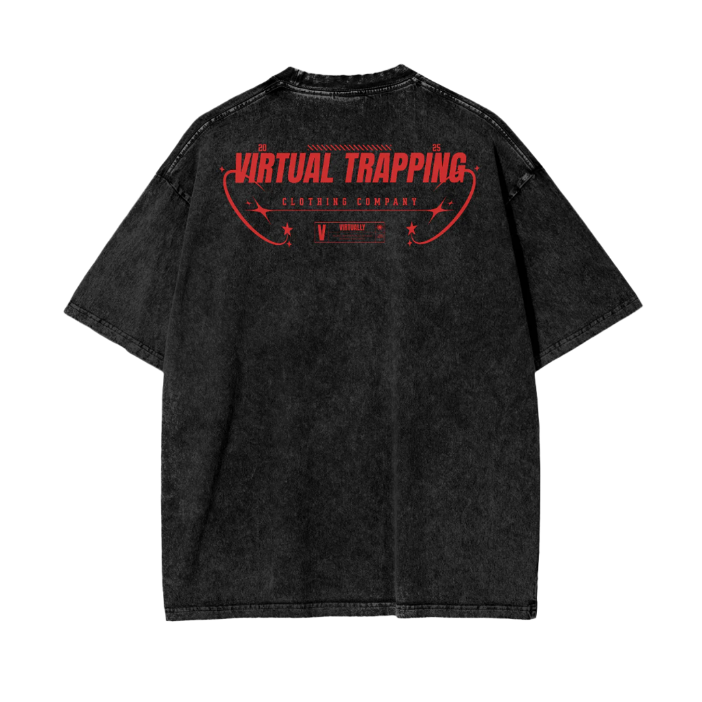 "Visions" Oversize Snow Washed T-Shirt