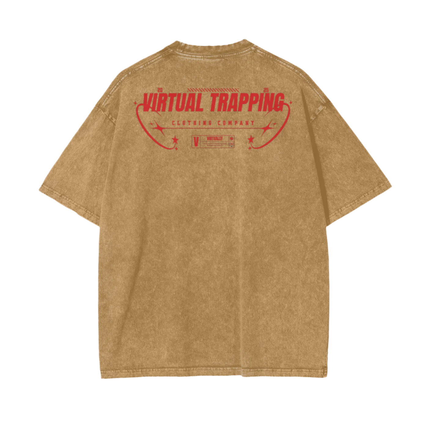 "Visions" Oversize Snow Washed T-Shirt