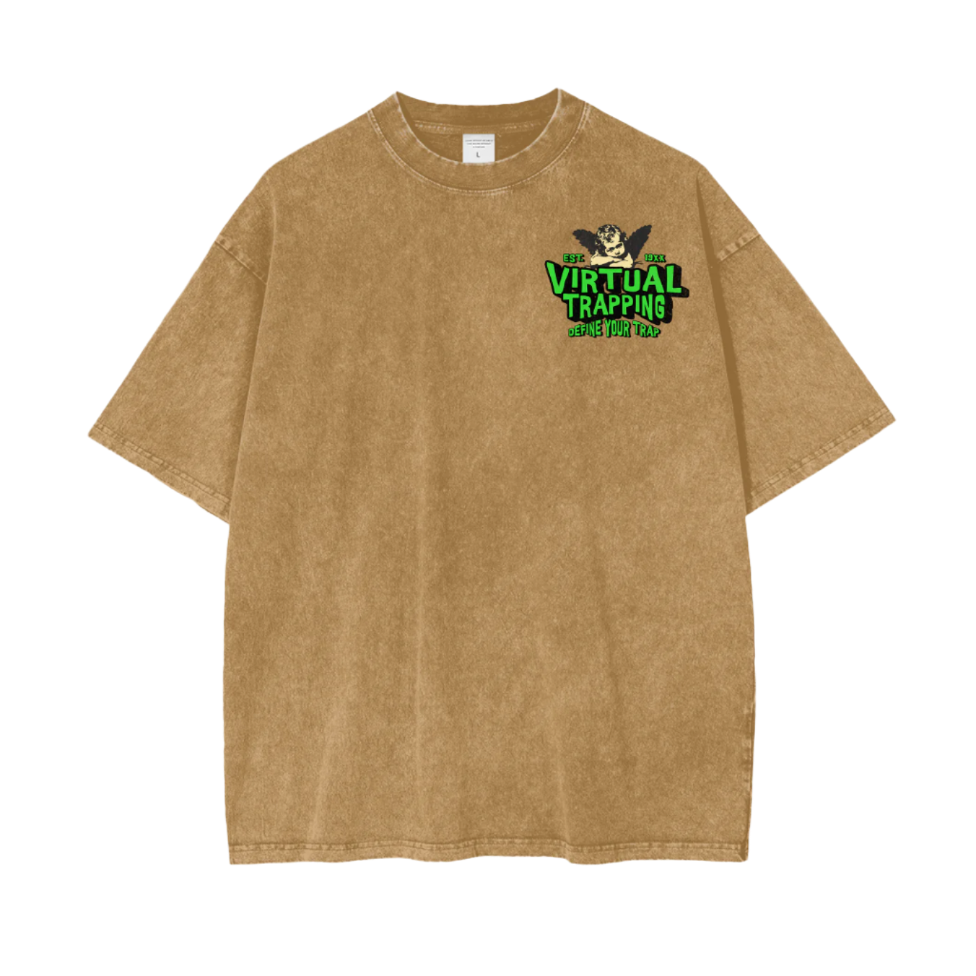 "Stay True" Oversize Snow Washed T-Shirt