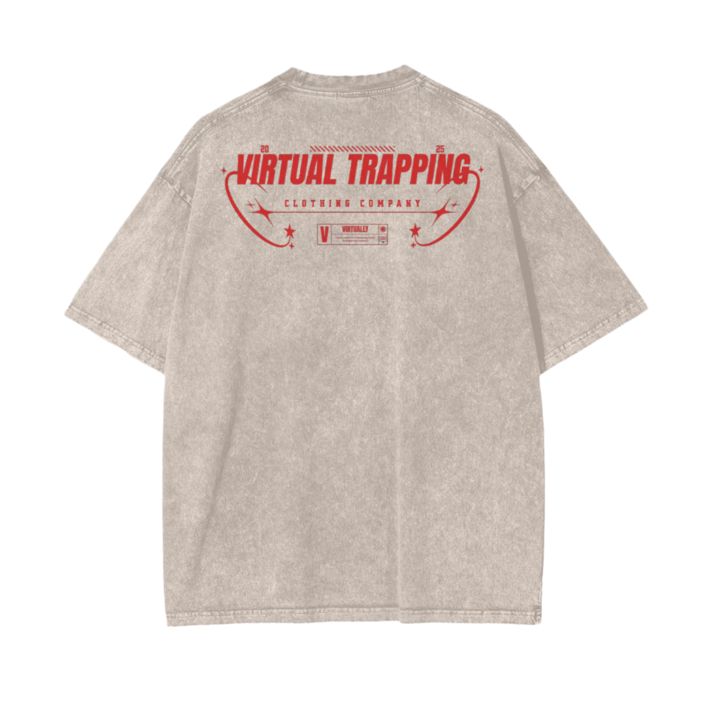 "Visions" Oversize Snow Washed T-Shirt