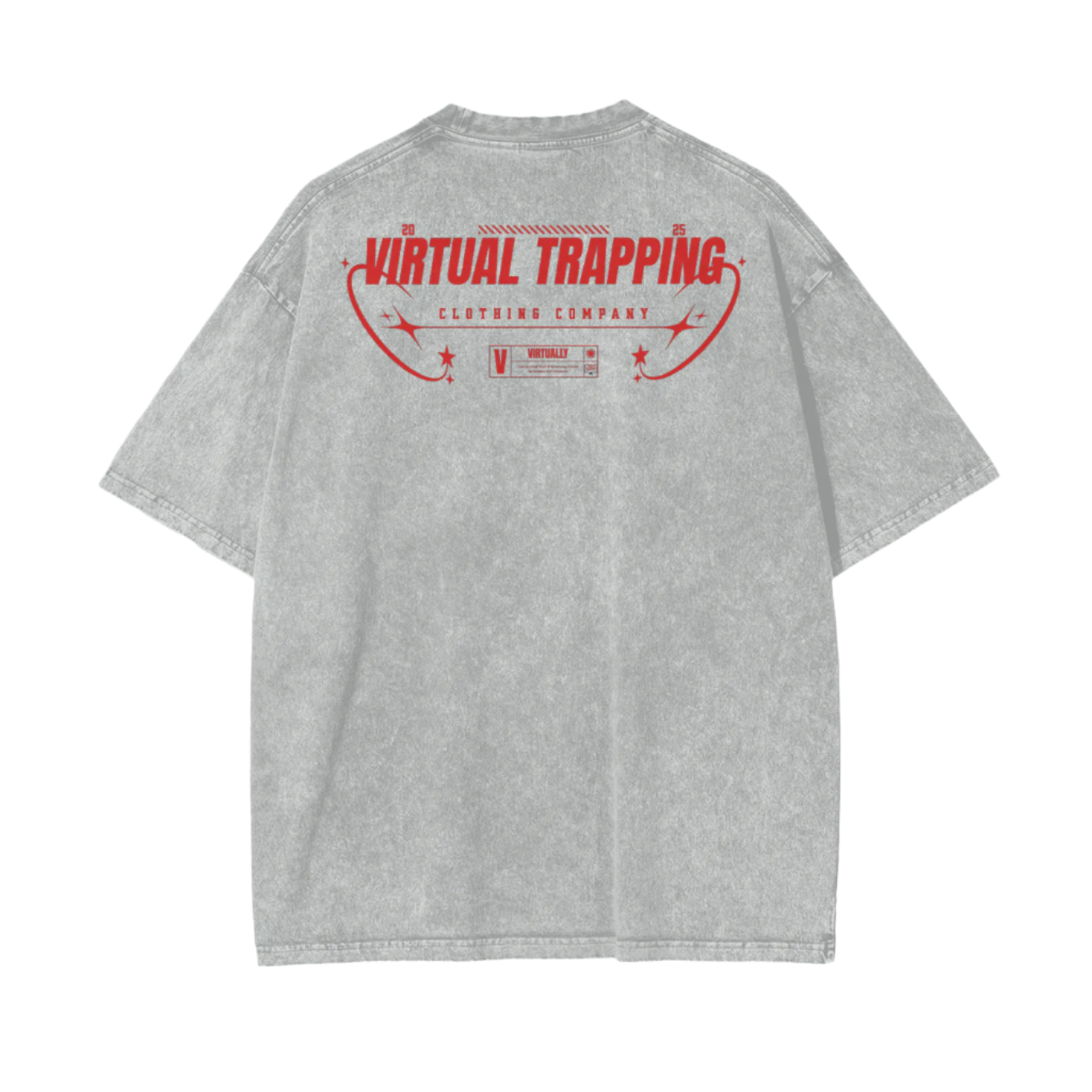 "Visions" Oversize Snow Washed T-Shirt