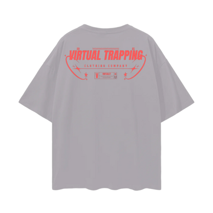 "Trap The Web" Oversize Deep Drop Shoulder Tee