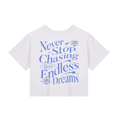 "Never Stop" Crop Top Seamless