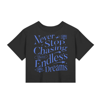 "Never Stop" Crop Top Seamless
