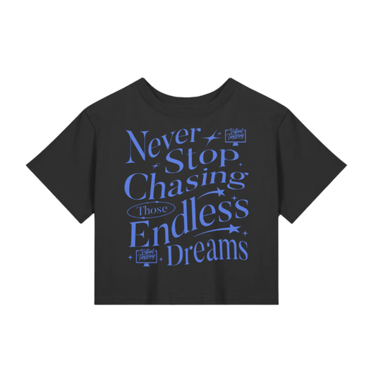 "Never Stop" Baby Tee Seamless