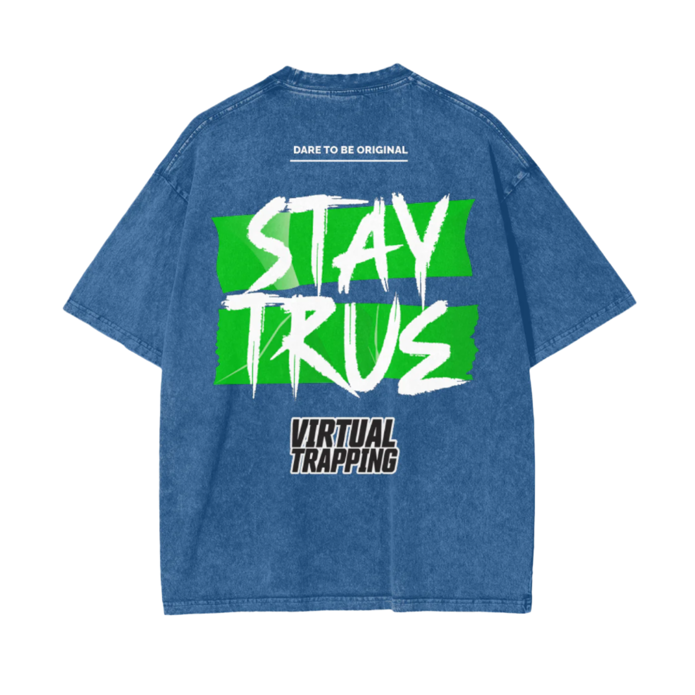 "Stay True" Oversize Snow Washed T-Shirt