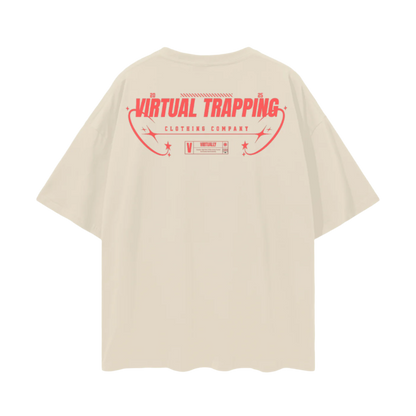 "Trap The Web" Oversize Deep Drop Shoulder Tee